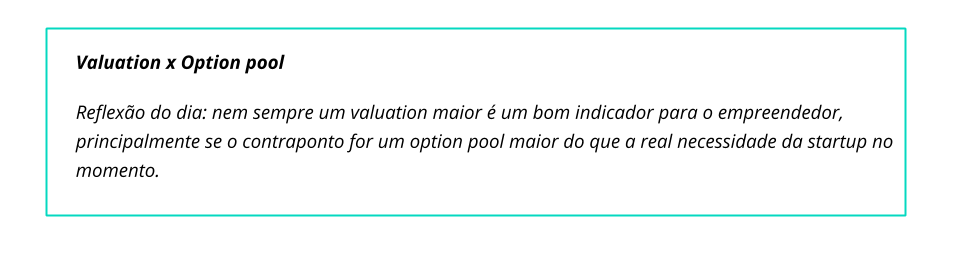 option pool
