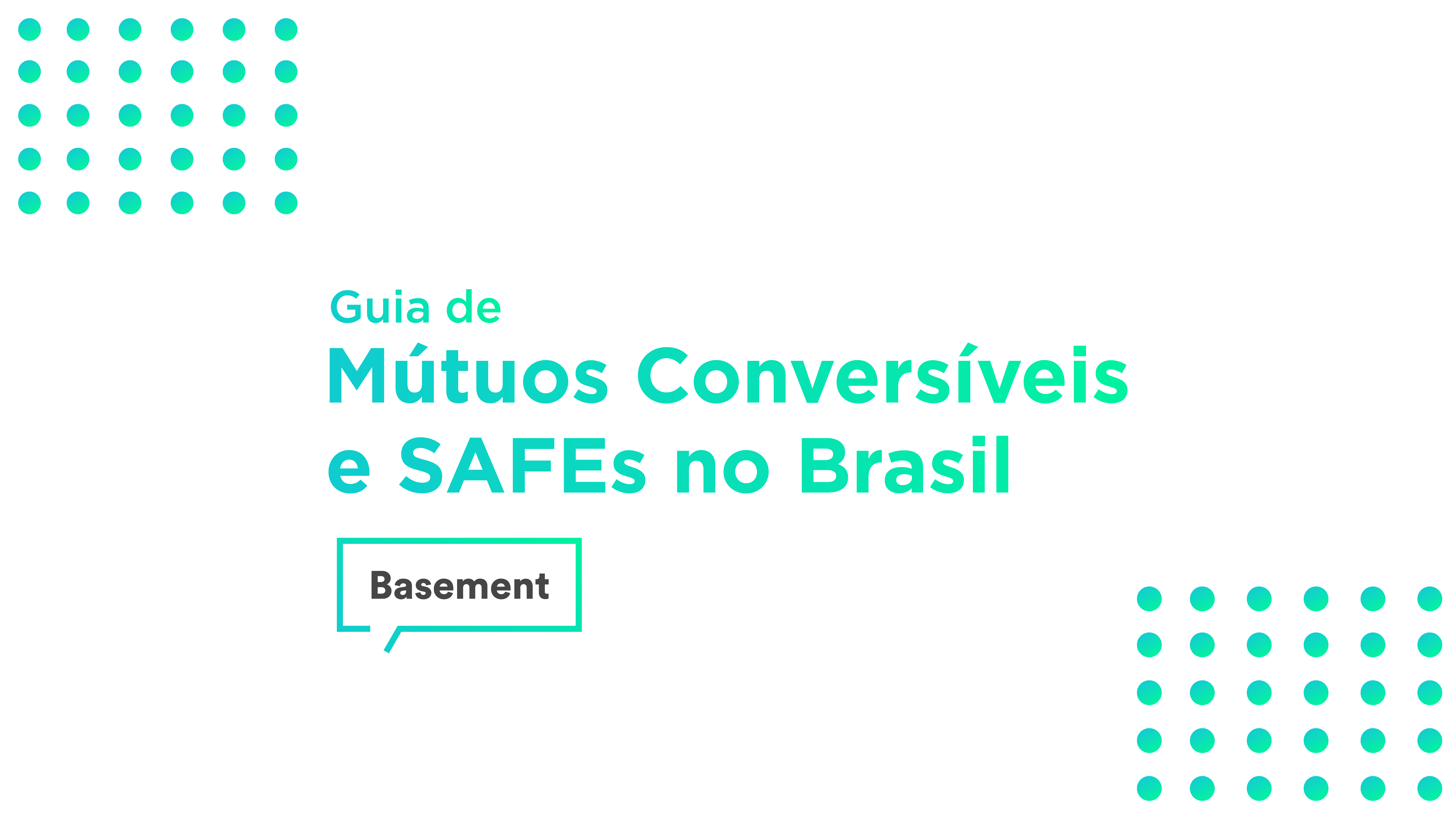 mútuo conversível e SAFE